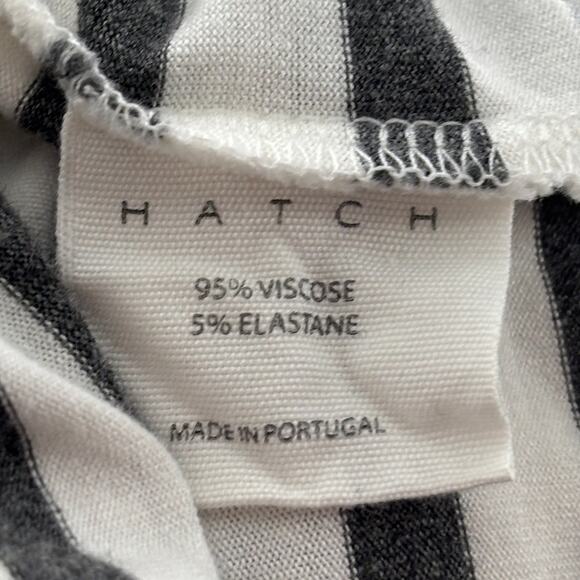 Hatch Maternity Gray Striped The Perfect Long Sleeve Boat Neck Tee - Picture 10 of 12